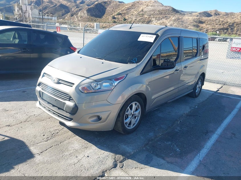 Vin: nm0ge9f77g1271213, lot: 46210057, ford transit connect xlt 20162