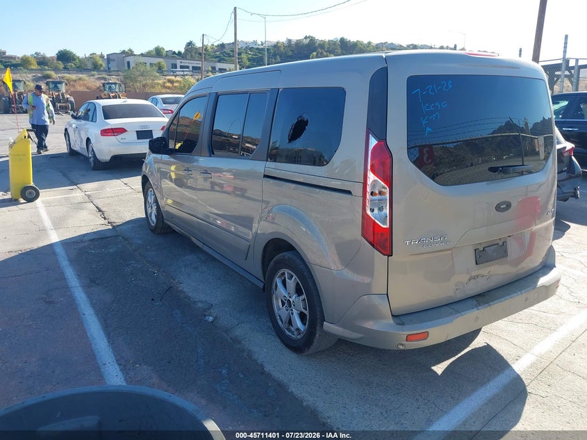Vin: nm0ge9f77g1271213, lot: 46210057, ford transit connect xlt 20163