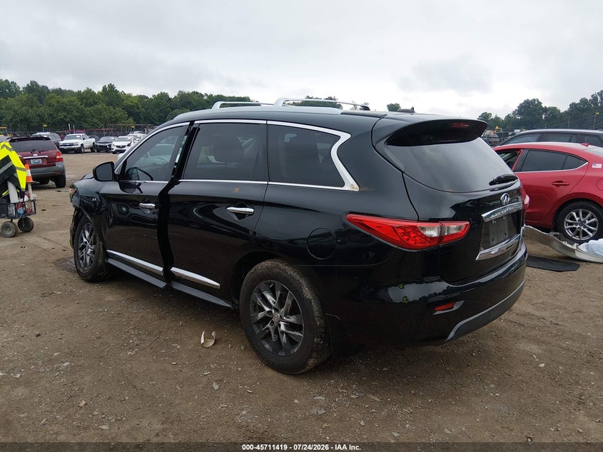 Vin: 5n1al0mm7ec544733, lot: 46210075, infiniti qx60 20143