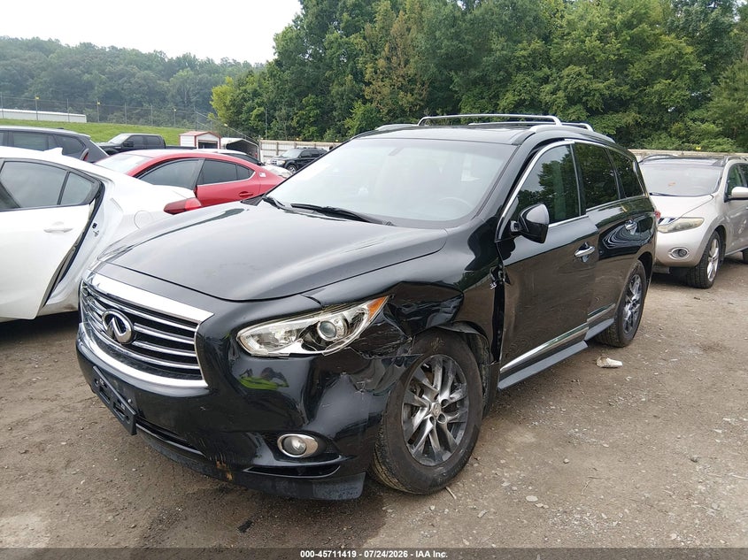 Vin: 5n1al0mm7ec544733, lot: 46210075, infiniti qx60 20142