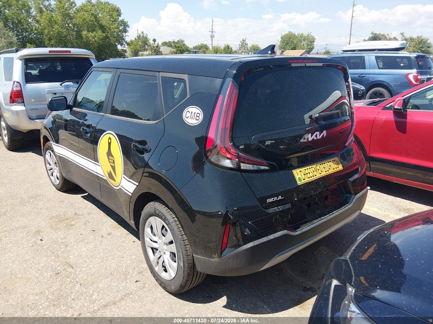 Vin: kndj23au6r7226534, lot: 46210086, kia soul lx 20243