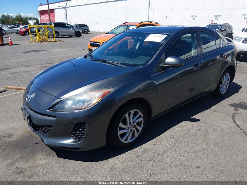 Vin: jm1bl1v8xc1568372, lot: 46210088, mazda mazda3 i touring 20122