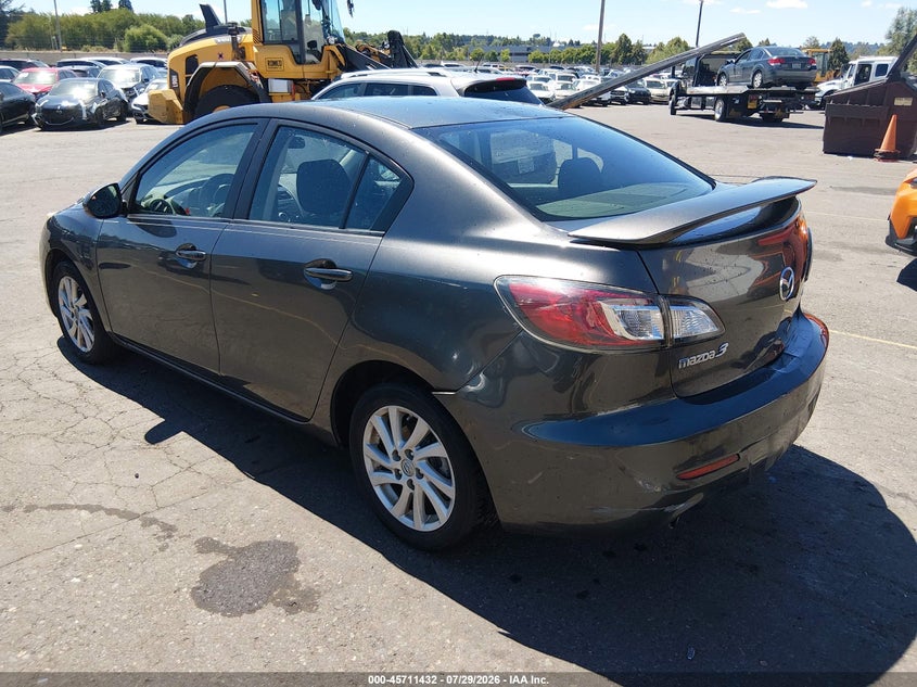 Vin: jm1bl1v8xc1568372, lot: 46210088, mazda mazda3 i touring 20123