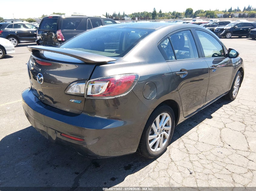 Vin: jm1bl1v8xc1568372, lot: 46210088, mazda mazda3 i touring 20124