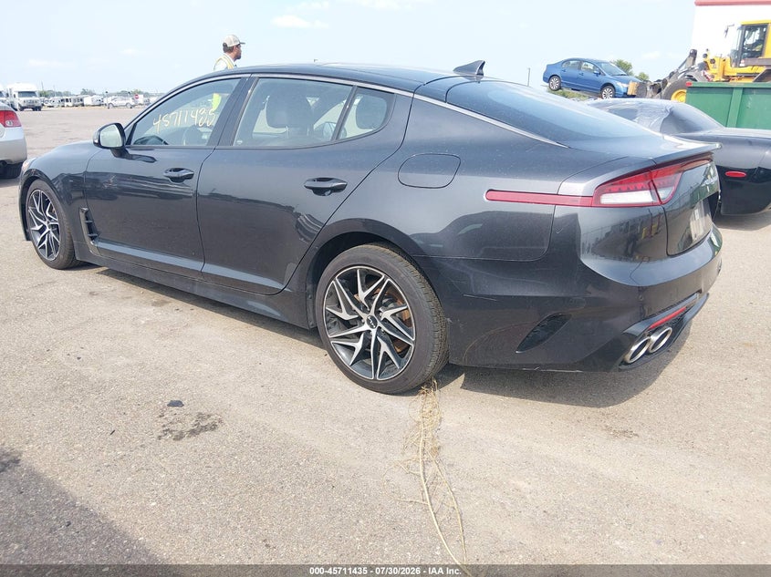 Vin: knae35ld3n6100913, lot: 46210091, kia stinger gt-line 20223