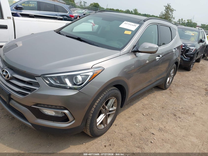 Vin: 5nmzu3lb3hh032415, lot: 46210105, hyundai santa fe sport 2.4l 20172