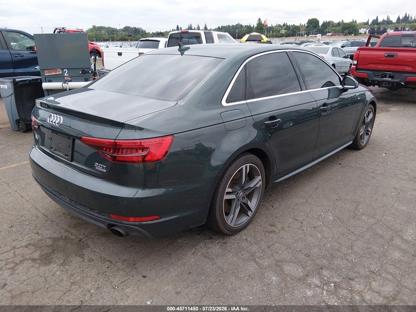Vin: wauenaf43hn014316, lot: 46210106, audi a4 premium plus 20174