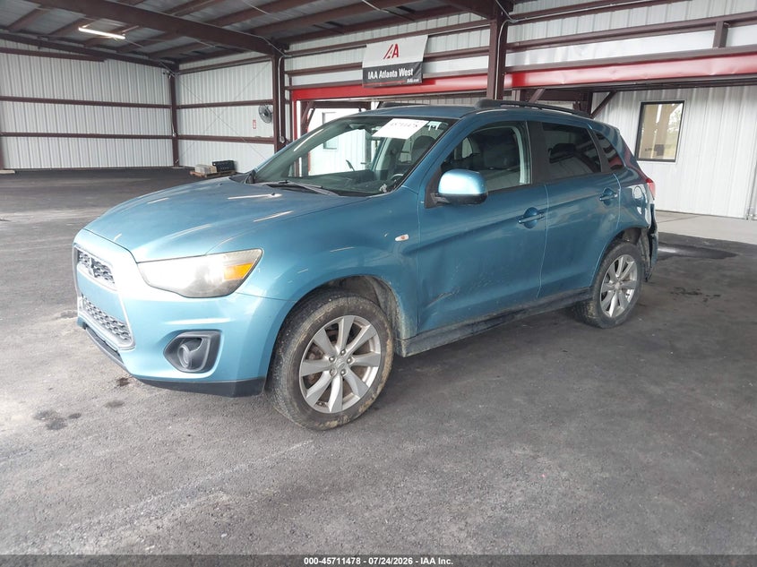 Vin: 4a4ap3au4de008896, lot: 46210135, mitsubishi outlander sport es 20132