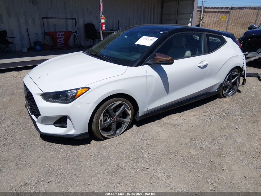 Vin: kmhth6ab3lu022138, lot: 46210144, hyundai veloster turbo ultimate 20202