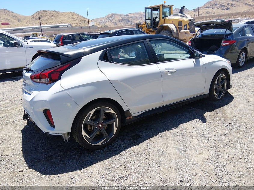 Vin: kmhth6ab3lu022138, lot: 46210144, hyundai veloster turbo ultimate 20204