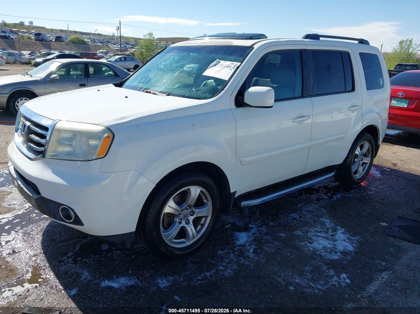 Vin: 5fnyf3h68db006230, lot: 46210151, honda pilot ex-l 20132