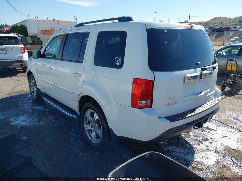 Vin: 5fnyf3h68db006230, lot: 46210151, honda pilot ex-l 20133