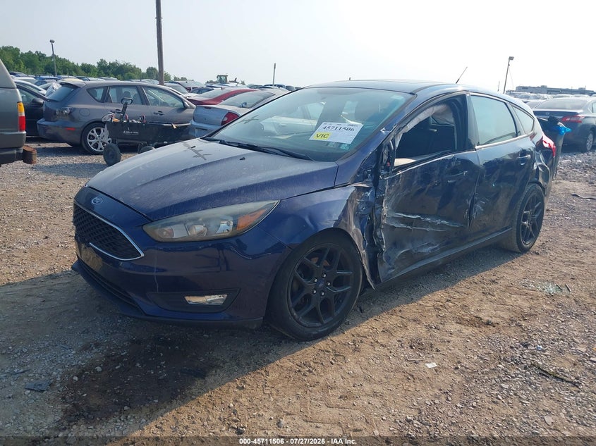Vin: 1fadp3k22gl382155, lot: 46210162, ford focus se 20162