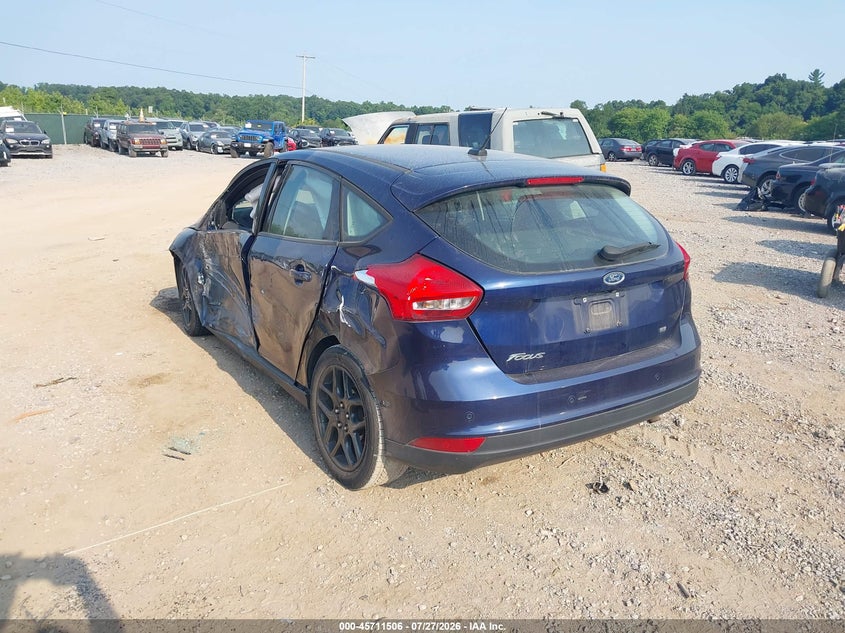 Vin: 1fadp3k22gl382155, lot: 46210162, ford focus se 20163