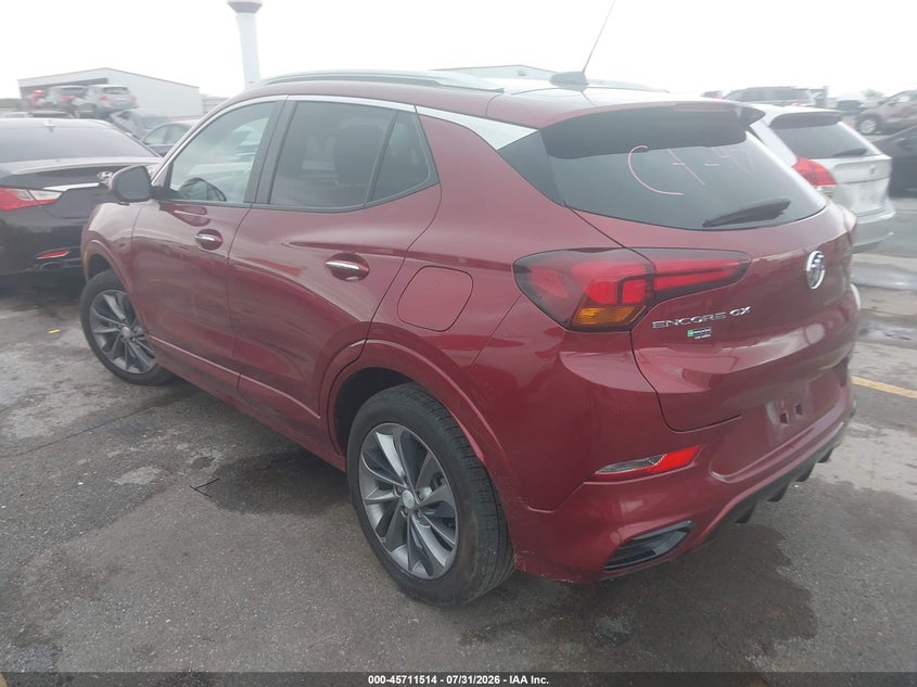 Vin: kl4mmdsl1pb068949, lot: 46210170, buick encore gx select fwd 20233
