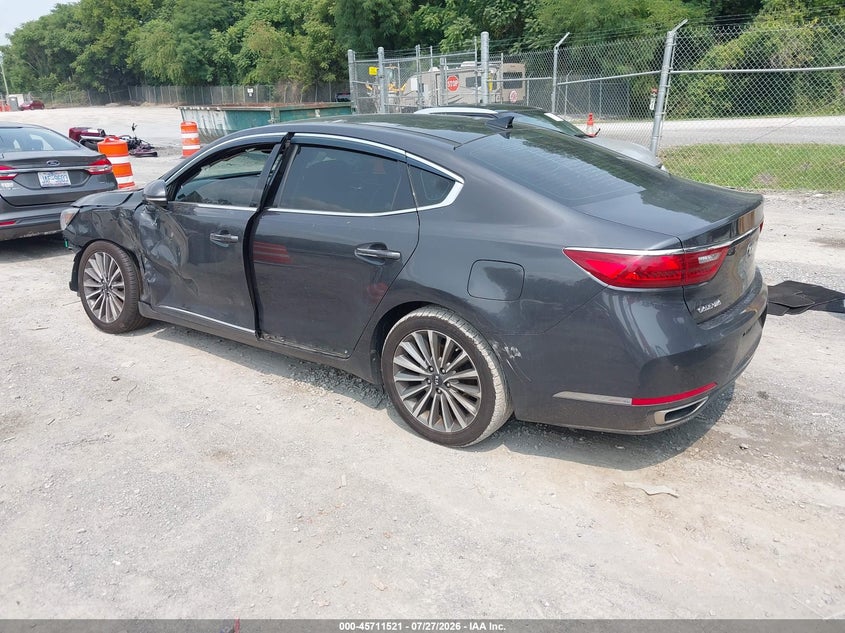 Vin: knalc4j11h5052347, lot: 46210177, kia cadenza premium 20173