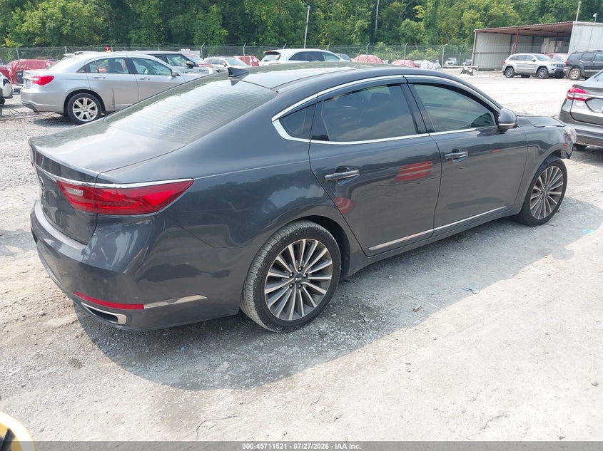 Vin: knalc4j11h5052347, lot: 46210177, kia cadenza premium 20174