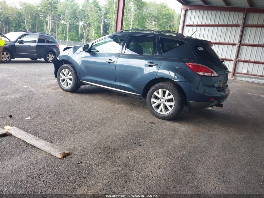 Vin: jn8az1mw9cw210293, lot: 46210207, nissan murano sl 20123