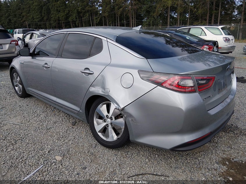 Vin: knagn4ad9e5067566, lot: 46210254, kia optima hybrid ex 20143