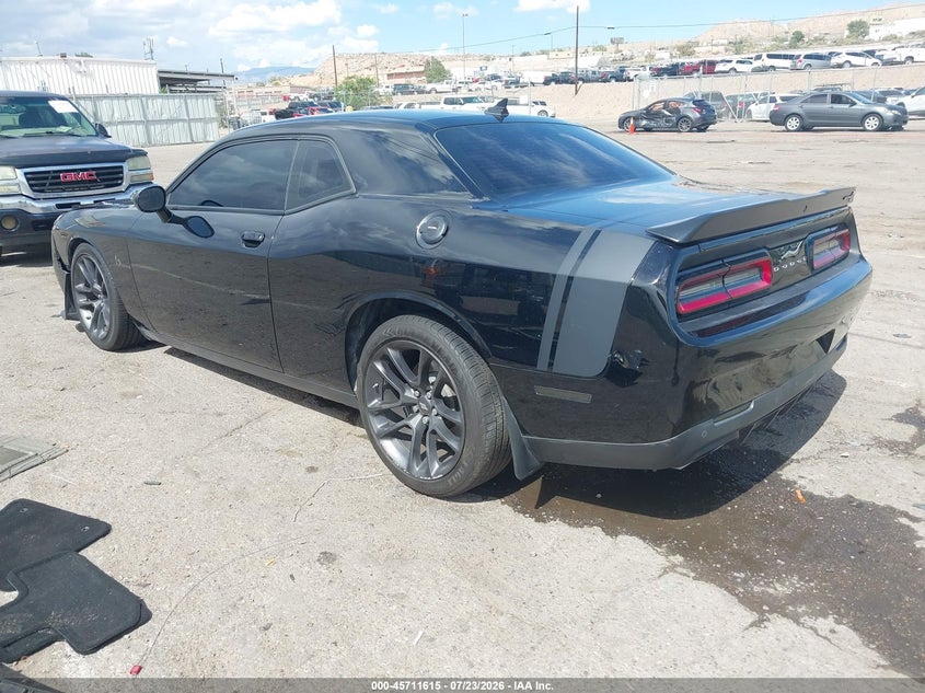 Vin: 2c3cdzfj3mh664787, lot: 46210271, dodge challenger r/t scat pack 20213
