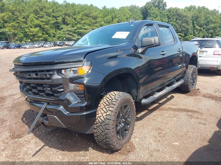 Vin: 1gcpdbek1pz128827, lot: 46210298, chevrolet silverado 1500 4wd  short bed custom 20232