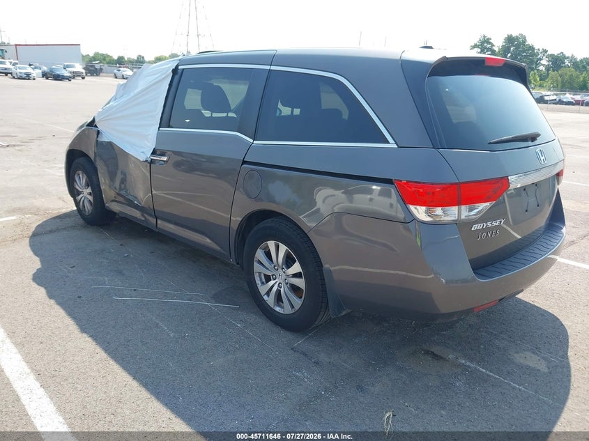 Vin: 5fnrl5h67gb118904, lot: 46210302, honda odyssey ex-l 20163