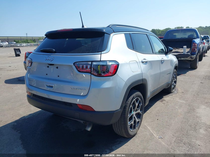 Vin: 3c4njdcn8rt108447, lot: 46210312, jeep compass limited 4x4 20244