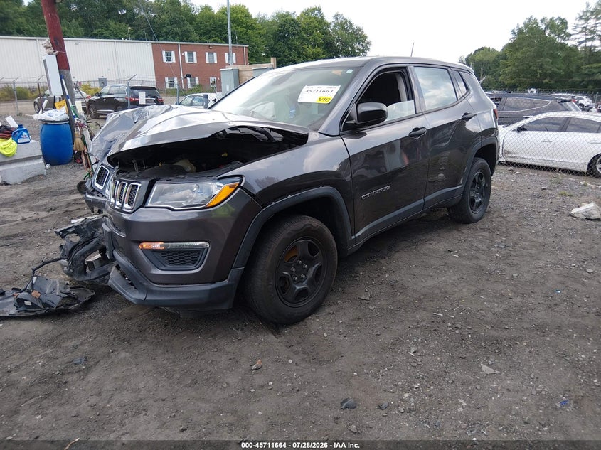 Vin: 3c4njdab2lt151343, lot: 46210319, jeep compass sport 4x4 20202