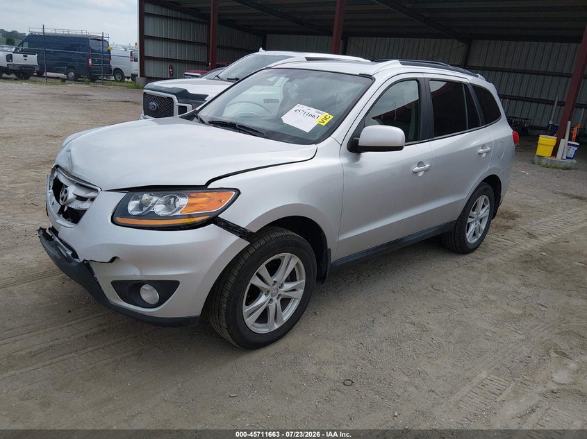 Vin: 5xyzhdag8bg033845, lot: 46210320, hyundai santa fe se 20112