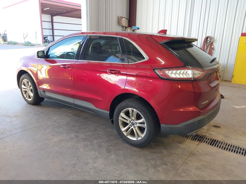 Vin: 2fmtk4j90fbc42222, lot: 46210326, ford edge sel 20153