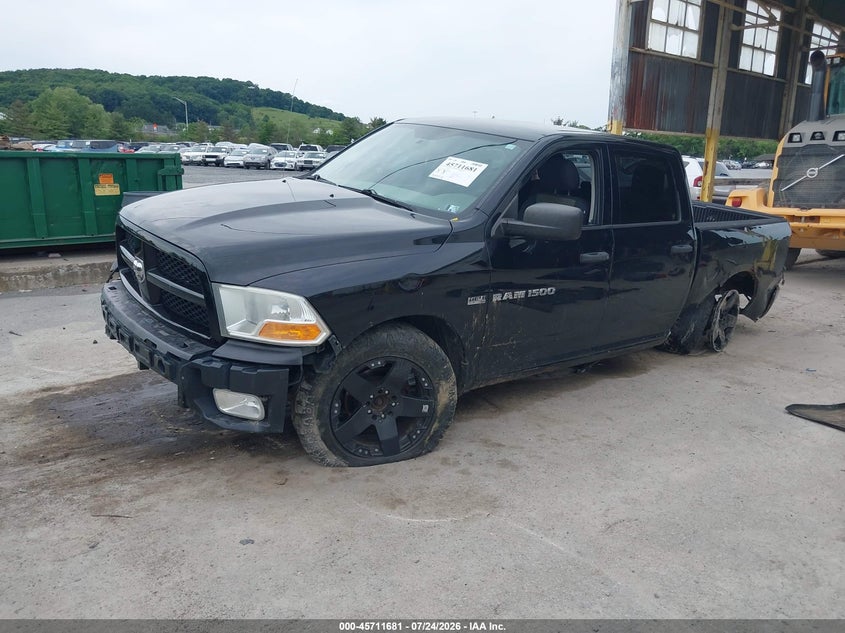 Vin: 1c6rd7kt2cs214161, lot: 46210337, ram 1500 st 20122