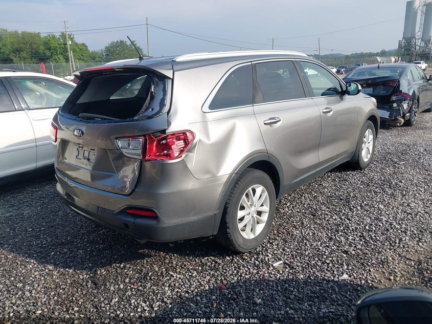 Vin: 5xypg4a36hg273055, lot: 46210402, kia sorento 2.4l lx 20174