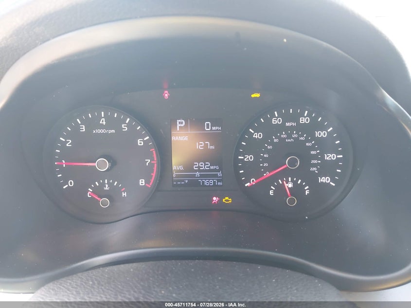 2019 KIA RIO auction photo 7