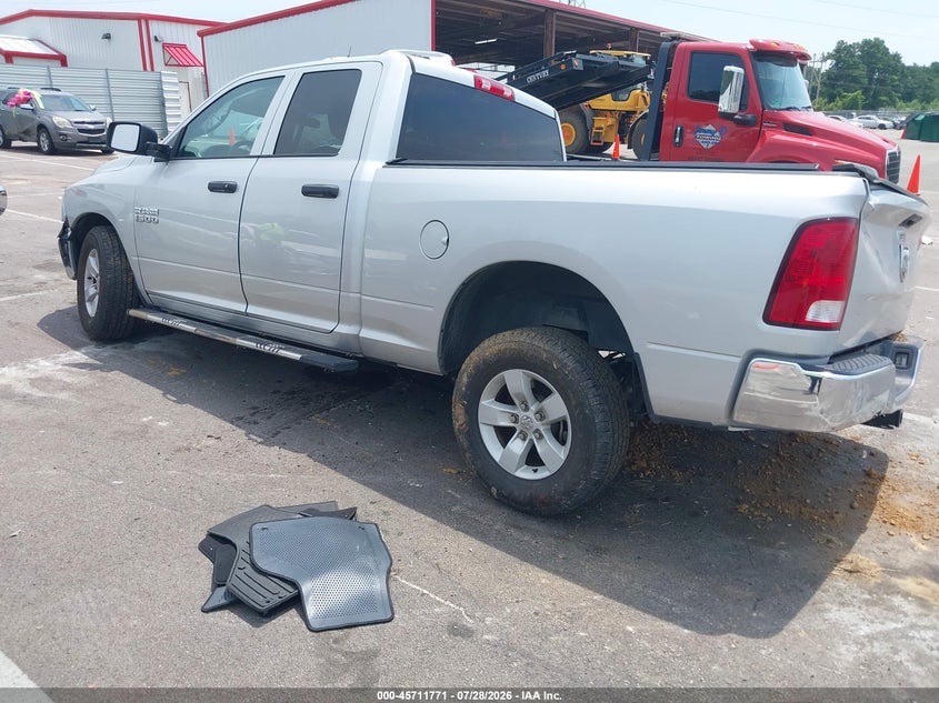 Vin: 1c6rr6fg0js239081, lot: 46210427, ram 1500 tradesman  4x2 6'4 box 20183