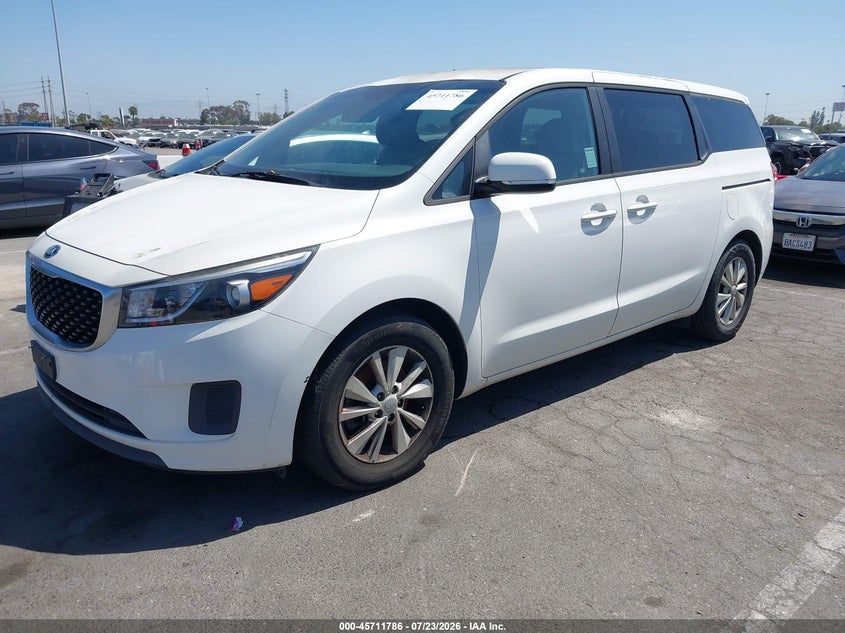 Vin: kndmb5c15h6245687, lot: 46210442, kia sedona lx 20172