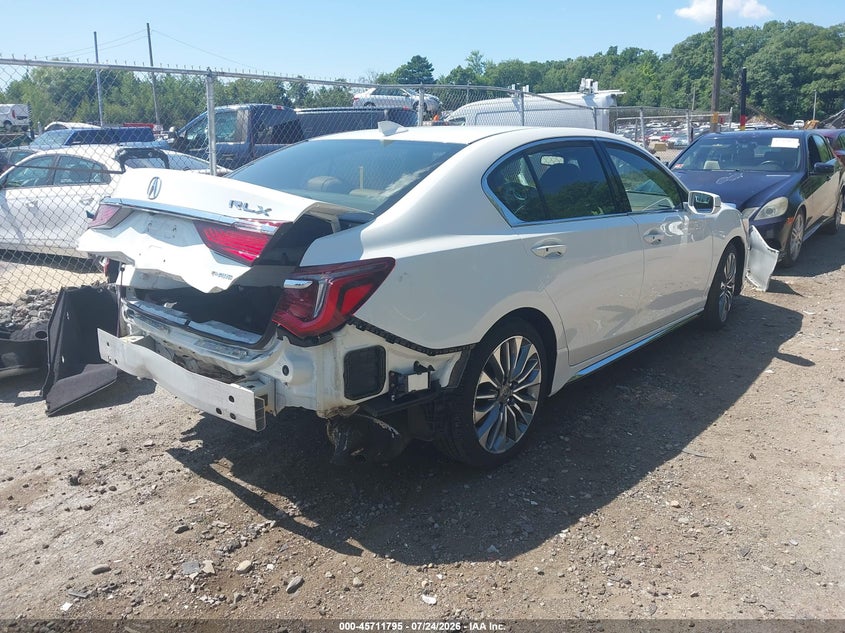 Vin: jh4kc1f50jc000216, lot: 46210451, acura rlx 20184