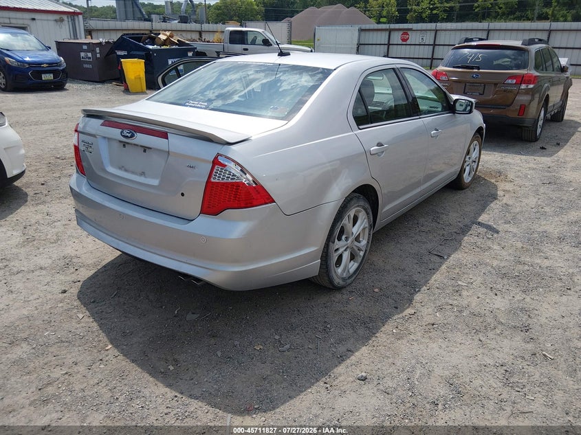 Vin: 3fahp0ha5cr124481, lot: 46210483, ford fusion se 20124