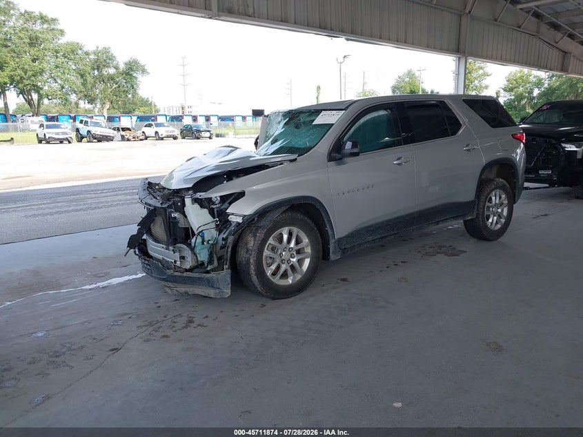 Vin: 1gnerfkw4mj234407, lot: 46210530, chevrolet traverse fwd ls 20212