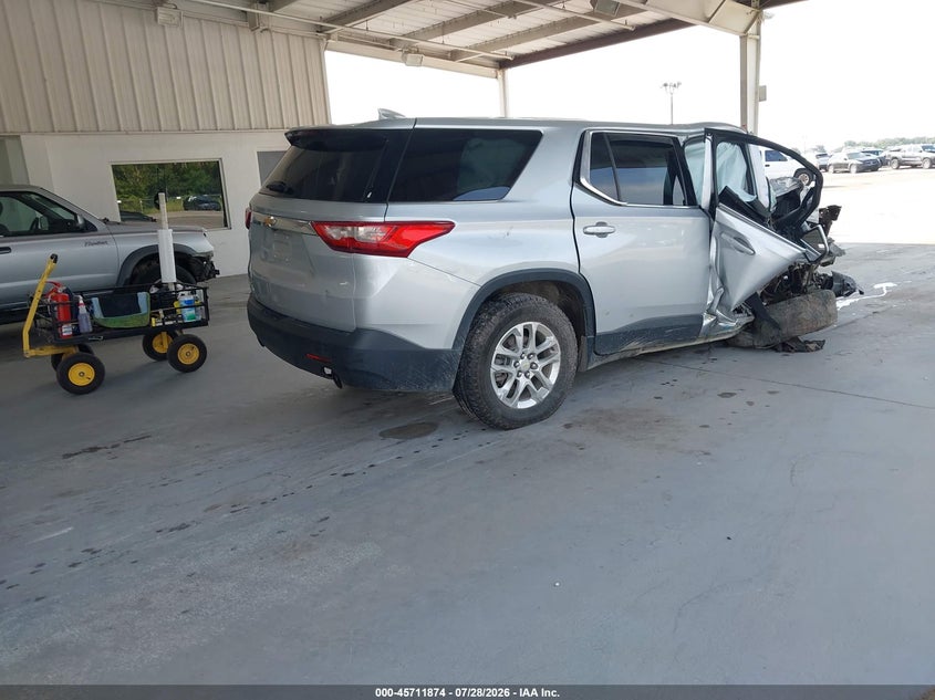 Vin: 1gnerfkw4mj234407, lot: 46210530, chevrolet traverse fwd ls 20214