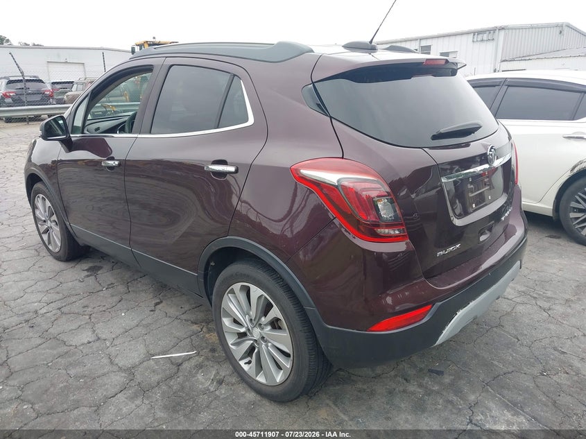 Vin: kl4cjasb2jb568927, lot: 46210563, buick encore preferred 20183
