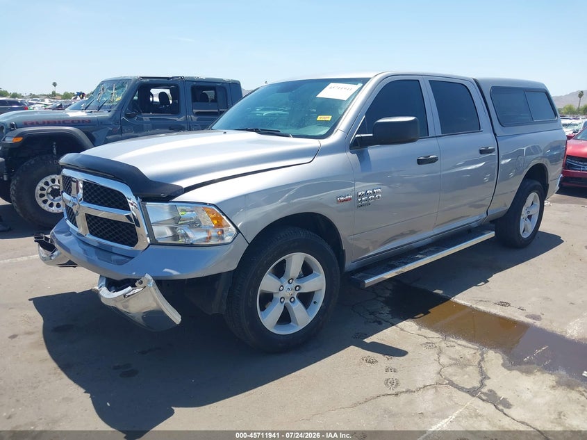 Vin: 1c6rr7st7ps586747, lot: 46210597, ram 1500 classic tradesman  4x4 6'4 box 20232