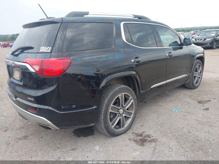 Vin: 1gkknxls8hz203861, lot: 46210598, gmc acadia denali 20174