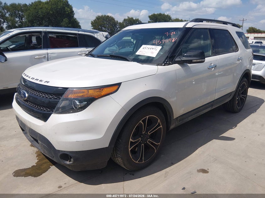 Vin: 1fm5k8gt2dgb50621, lot: 46210628, ford explorer sport 20132