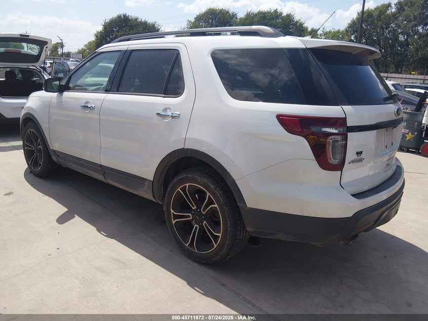 Vin: 1fm5k8gt2dgb50621, lot: 46210628, ford explorer sport 20133