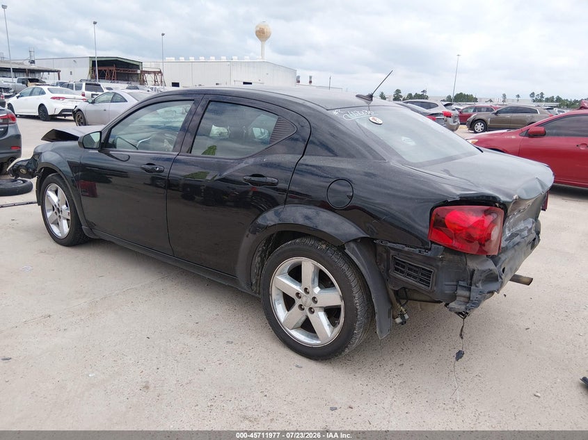 Vin: 1c3cdzab8dn710086, lot: 46210633, dodge avenger se 20133