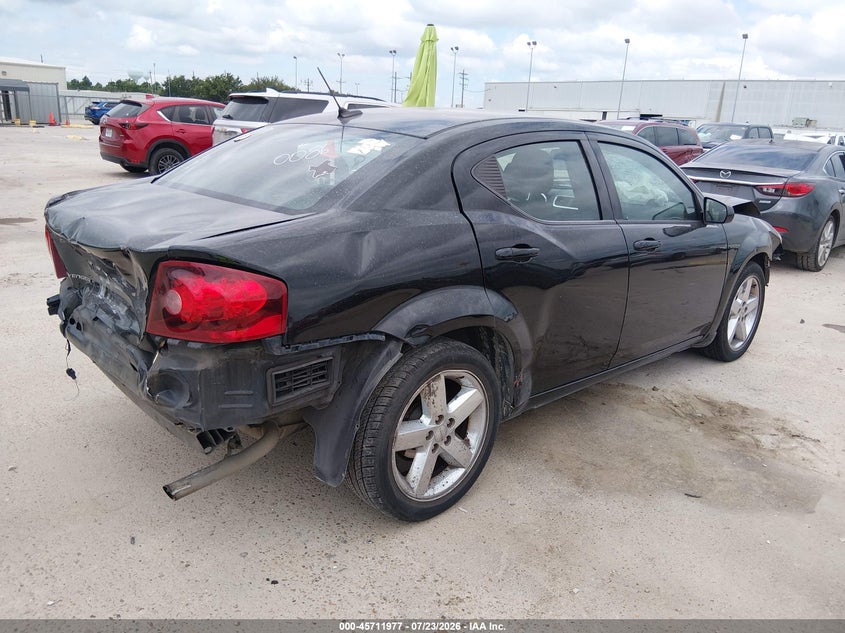 Vin: 1c3cdzab8dn710086, lot: 46210633, dodge avenger se 20134
