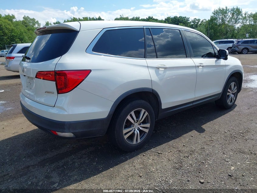 Vin: 5fnyf6h55gb038727, lot: 46210638, honda pilot ex-l 20164