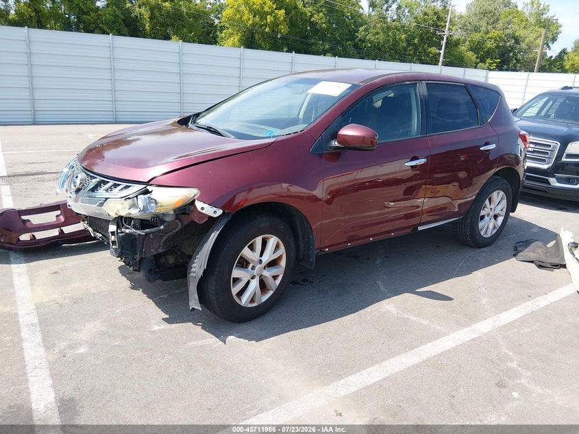 Vin: jn8az1mu9bw057024, lot: 46210642, nissan murano s 20112