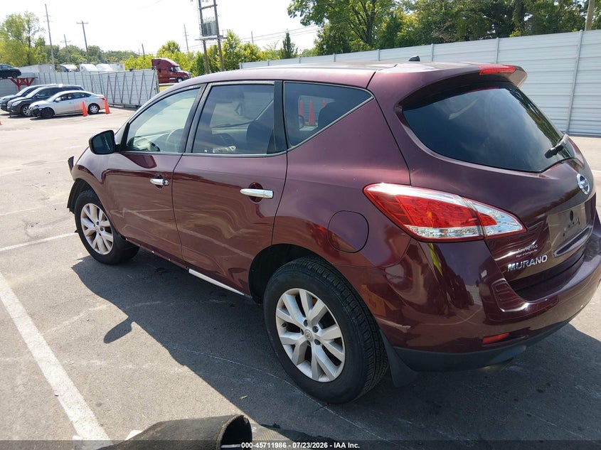 Vin: jn8az1mu9bw057024, lot: 46210642, nissan murano s 20113