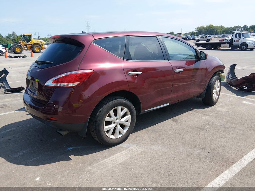 Vin: jn8az1mu9bw057024, lot: 46210642, nissan murano s 20114